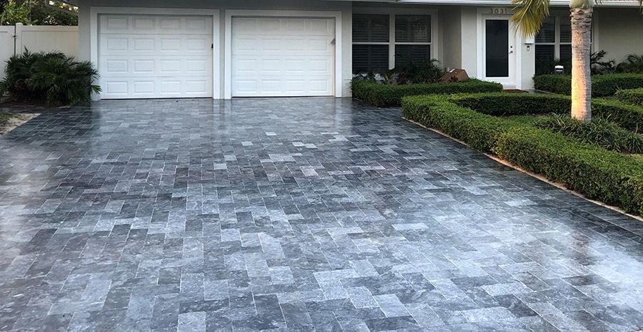 Driveway replacement project South Florida