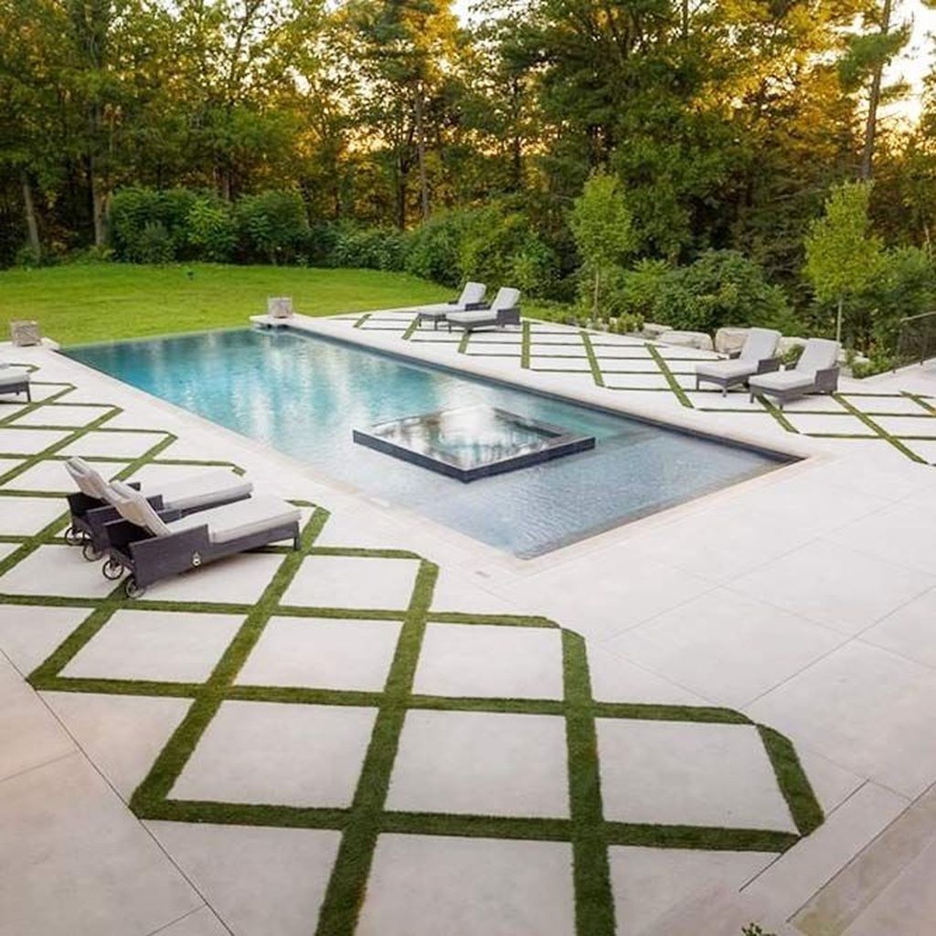 Pool deck paver installation in South Florida